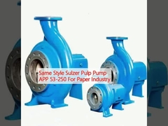 Diesel Sulzer Pulp Pump APP 53-250 voor de papierindustrie
