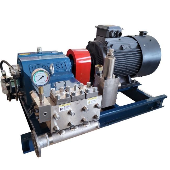 1000-3000 RPM Frequentie 60 Hz zuigerpomp / hogedrukpomp met een enkele cilinder