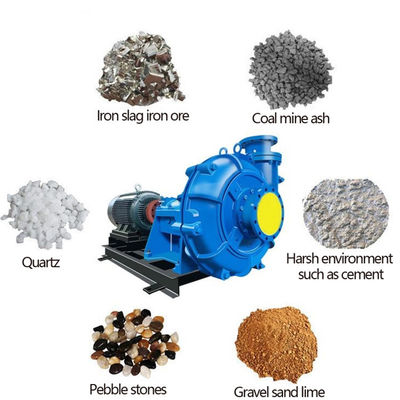 Hoge van de de Pomp Slijtvaste Enige Zuiging van de Chromium Centrifugaaldunne modder de Centrifugaalpompoem