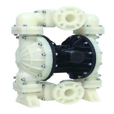 12m3/h Stroom 50m Hoofd Lucht bediende diafragma pomp Engineering Plastic voor chemische stoffen